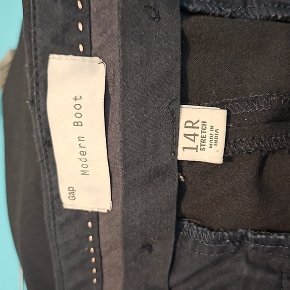 Gap Dark Navy Modern Bootcut Pants Size 14R - Picture 3 of 5